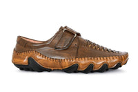 Thumbnail for Dunzo Men Sandal Velcro Beige Color Casual Shoes