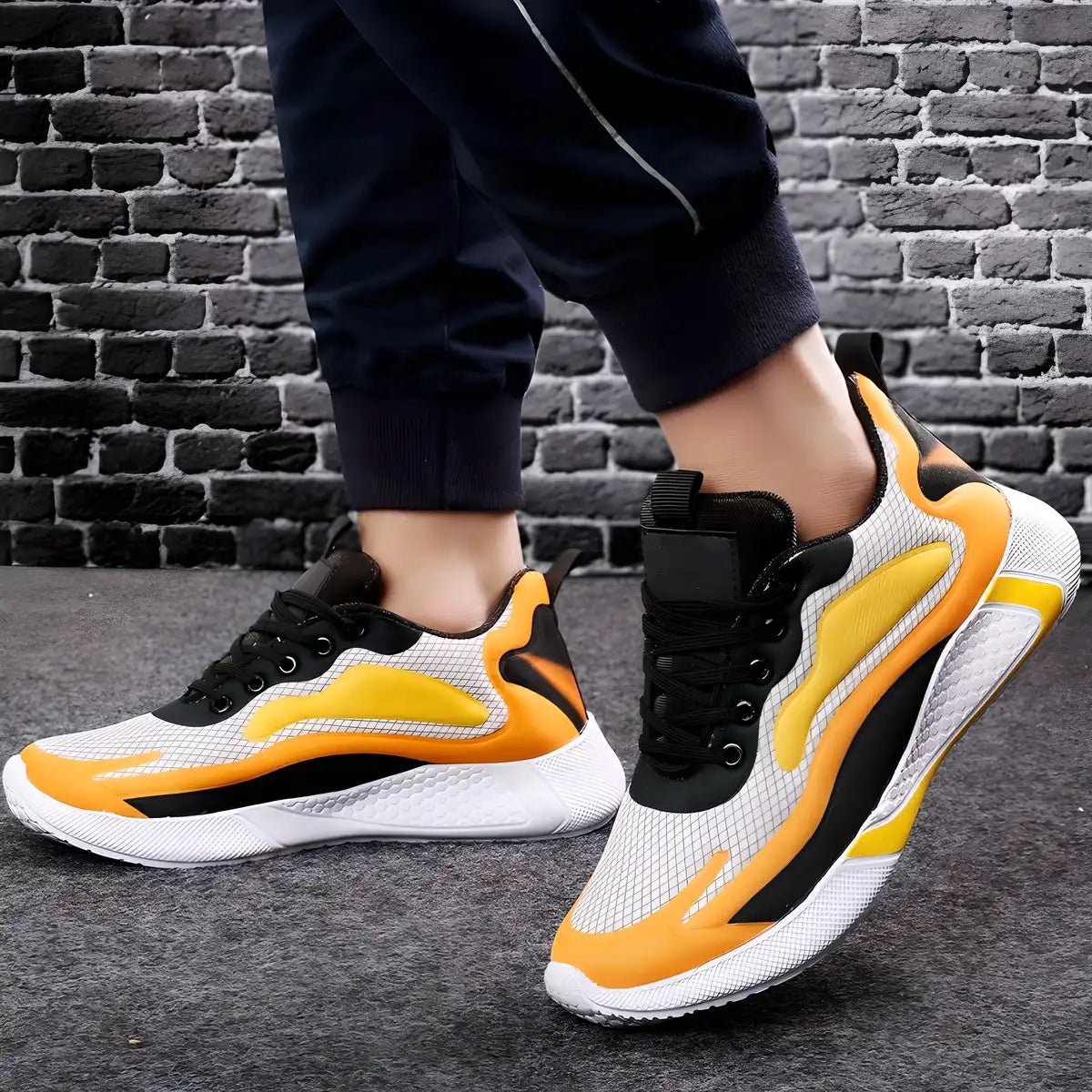 Shoe Island Casual Daily Wear Lace Ups Sports Running Shoes For Men