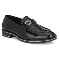 Thumbnail for AIRBELL Men's Black Solid Patent foam Outdoor casual Loafers