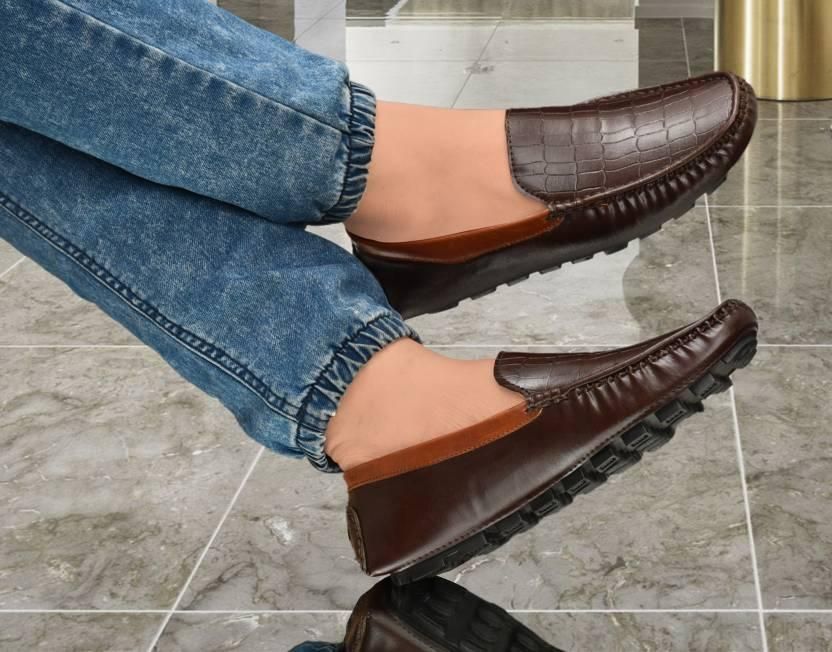 Casual Synthetic Loafers For Men