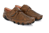 Thumbnail for Dunzo Men Sandal Velcro Brown Color Casual Shoes
