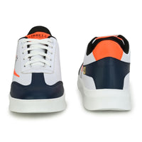 Thumbnail for Airbell Navy Synthetic Leather Casual Sneakers for Men