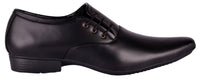 Thumbnail for Aadi Men's Black Synthetic Leather Derby Formal Shoes