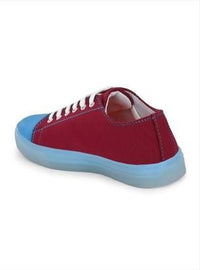 Thumbnail for Men Colourblocked Canvas Padded Insole Basics Sneakers