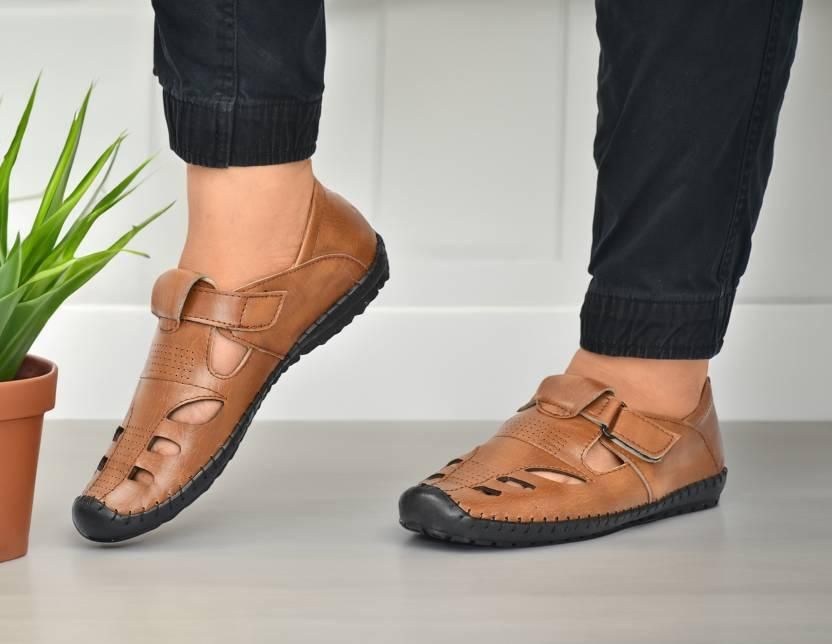 Men's Beige Casual Sandal