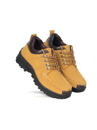 Thumbnail for Aadi Men's Beige Synthetic Leather Outdoor Casual Shoes