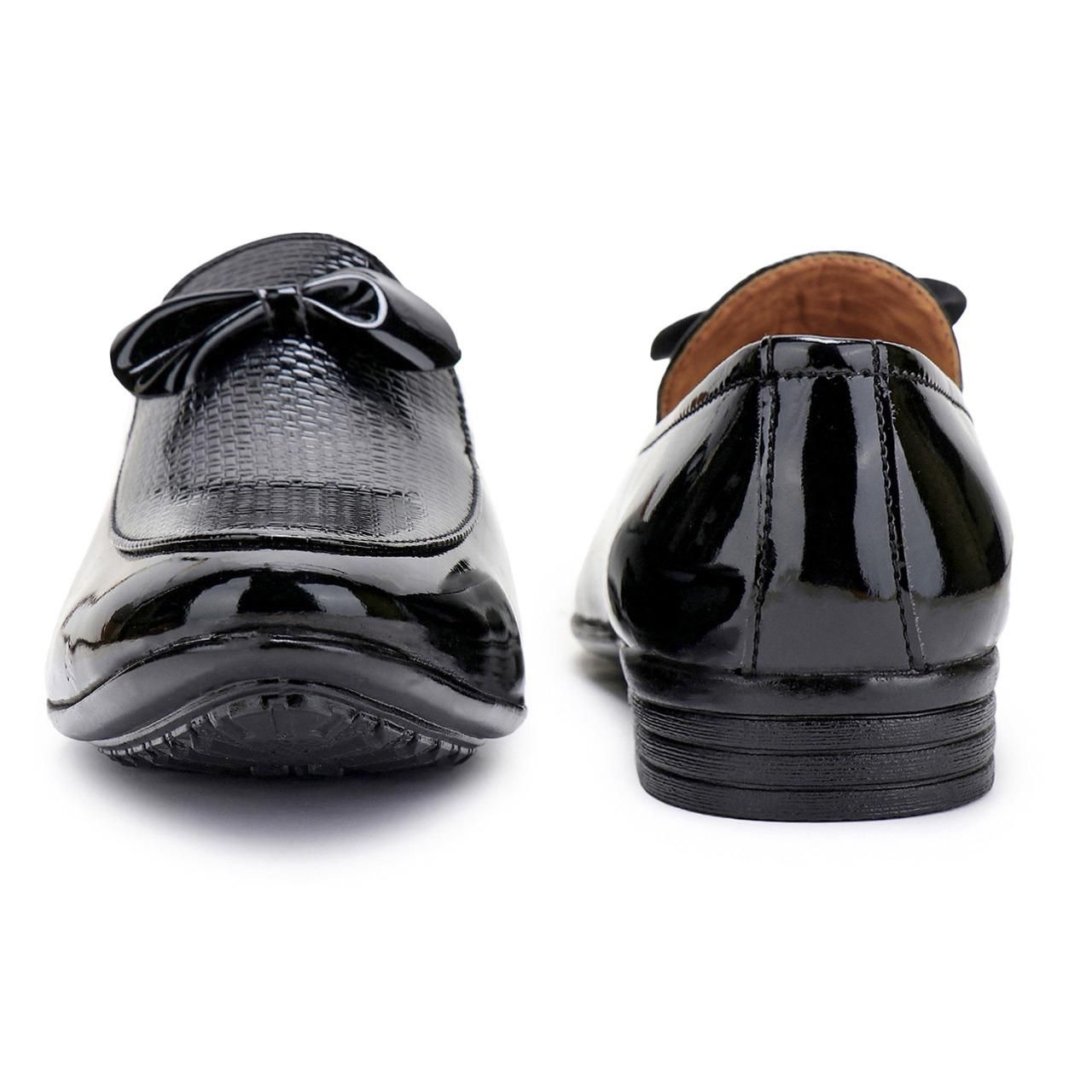 Bersache Lightweight Black Loafers Shoes For Men