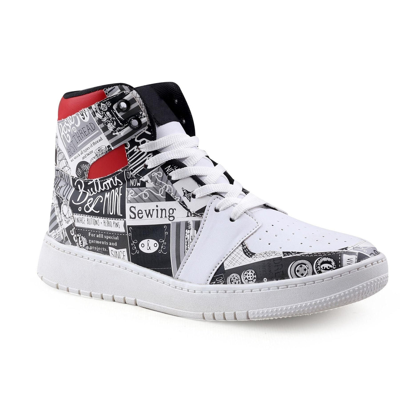 Men's Synthetic Printed Casual Shoes