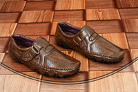 Thumbnail for Dunzo Men Sandal Velcro Brown Color Casual Shoes