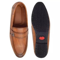 Thumbnail for Men's Tan Synthetic Loafer for Men's