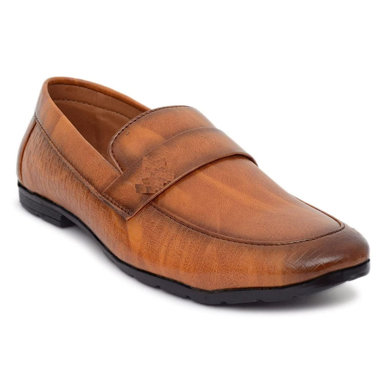 Men's Tan Synthetic Loafer for Men's