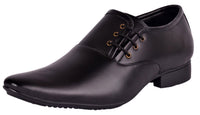 Thumbnail for Aadi Men's Black Synthetic Leather Derby Formal Shoes