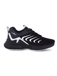 Thumbnail for Rvy Men Black Lace-up Sport Shoes