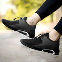 Thumbnail for (HIGH RETURNS/ DON'T MAKE LIVE) Shoe Island Canvas Mesh Casual Wear Lace Ups Walking Running Training Gym Football Sports Sneakers