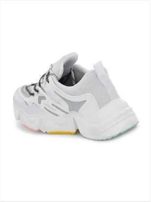 Men Colorblocked Comfort Insole Mesh Sneakers