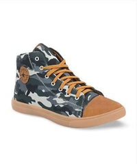 Thumbnail for Men Printed High-Top Lightweight Sneakers