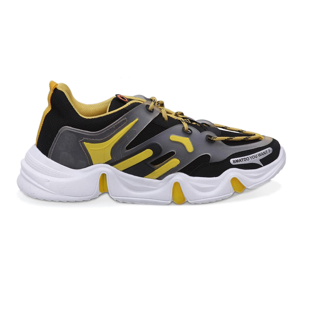 Cool Yellow & Grey Casual Sports Shoes for Men