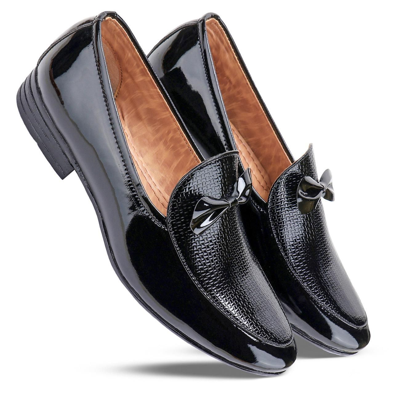 Bersache Lightweight Black Loafers Shoes For Men