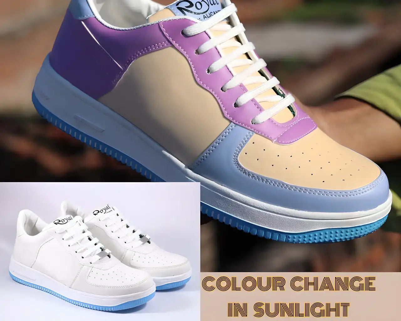 Alicante Trendy Photochromic Under Sunlight Color Changing Casual Shoes