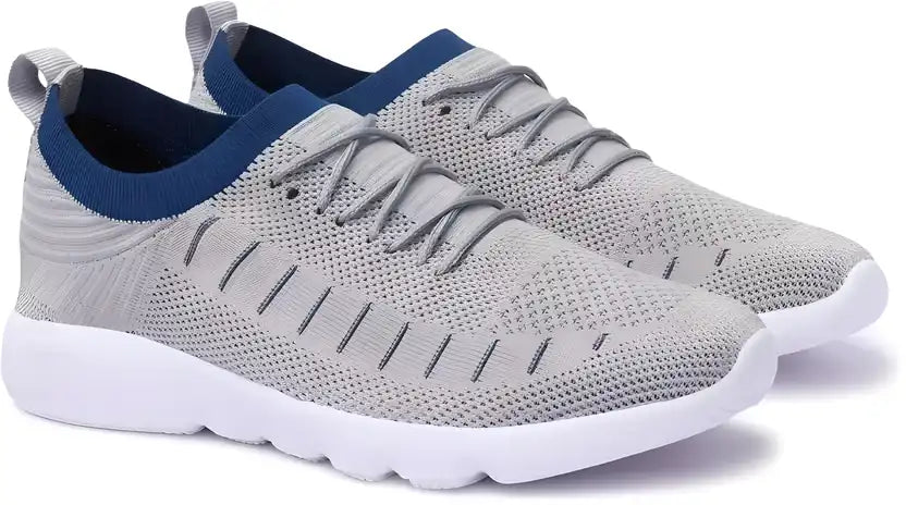 FAST TRAX-22509-ZEBRA L.Grey T.Blue Walking Shoes For Men