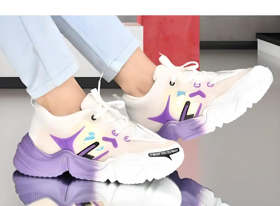 Purple Sneaker For Women