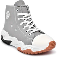 Thumbnail for Comfortable Part wear High Tops For Men (Grey)