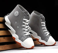 Thumbnail for Comfortable Part wear High Tops For Men (Grey)