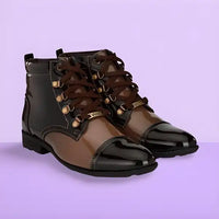 Thumbnail for Vellinto Men's Synthetic Casual Ankle Boots Shoes