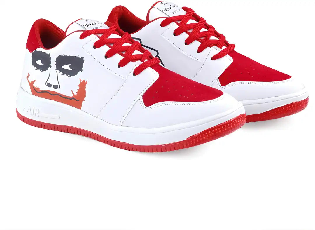 Woakers Red Men's Casual Sneakers