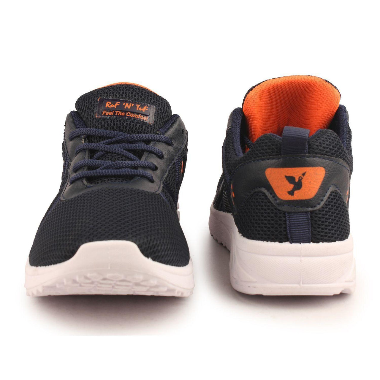 Monex New Latest Black-Orange Shoes For Mens